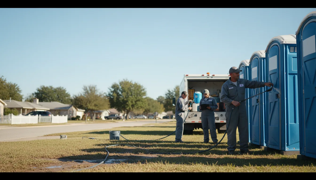 Long-Term Portable Toilet Rental in Mont Belvieu, TX near me